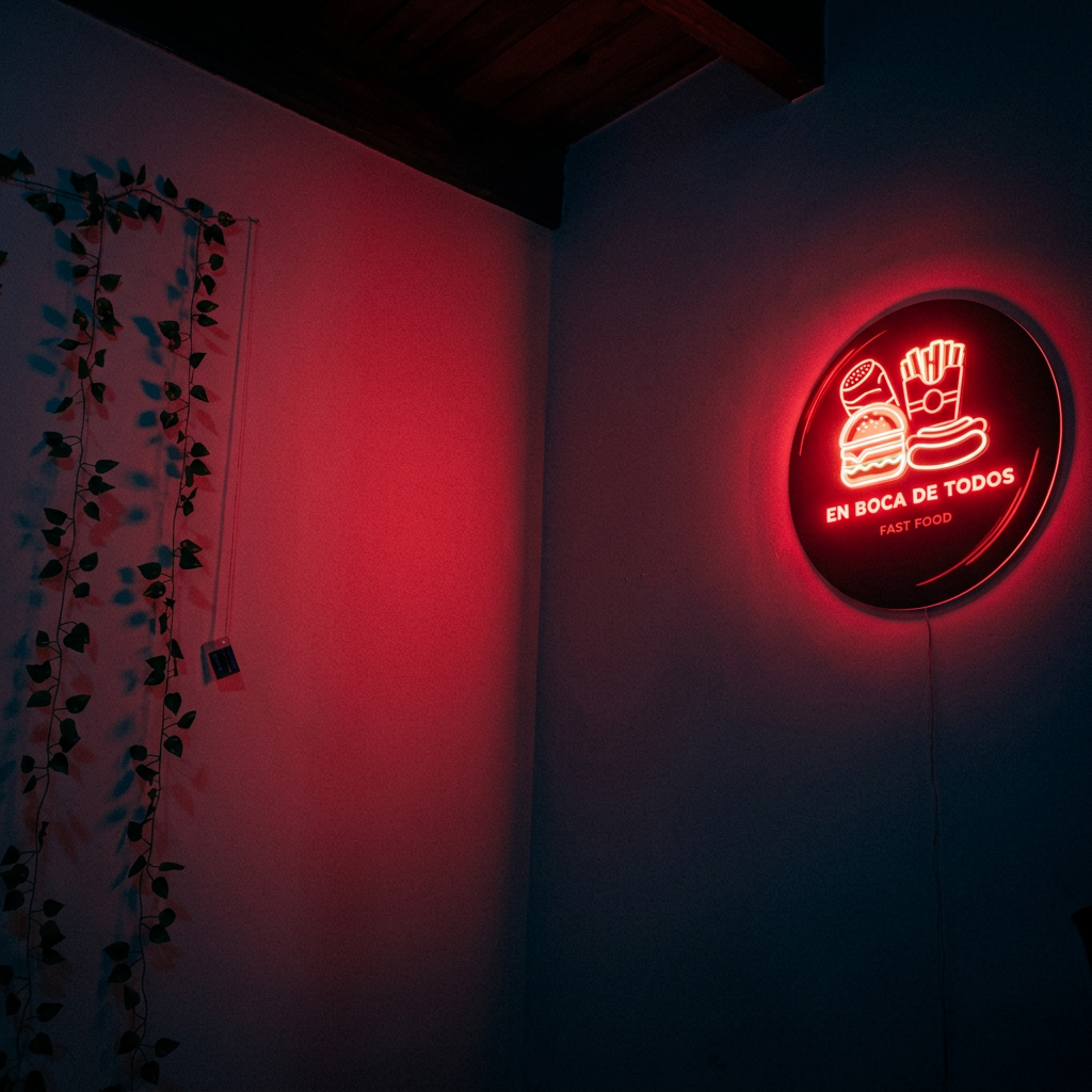 Logo en pared